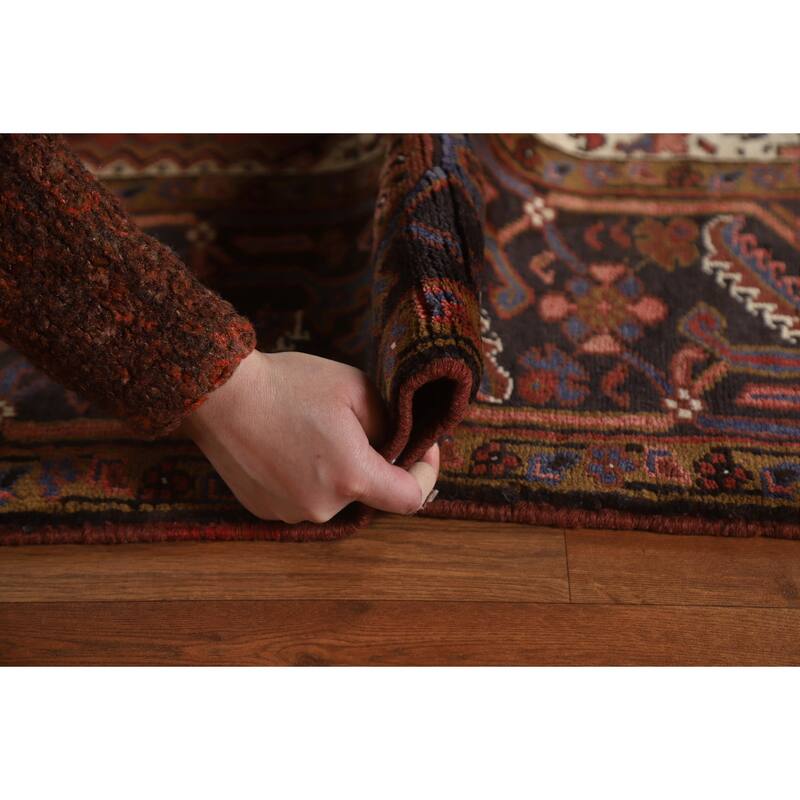 Hand Knotted Oriental 100% Wool Carpet Traditional Medallion Red Heriz Area Rug - 12' 8'' X 9' 10''