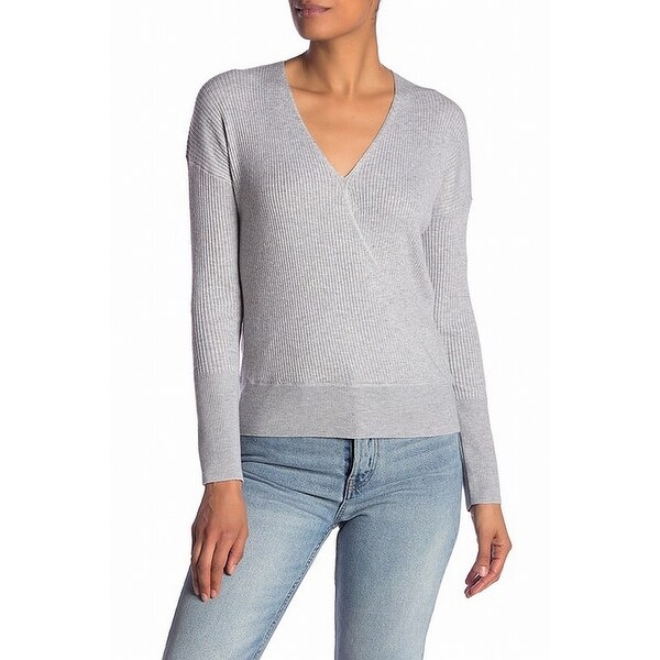 surplice wrap sweater
