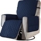 preview thumbnail 51 of 63, Subrtex Recliner Chair Cover Slipcover Reversible Protector Anti-Slip - Small Navy