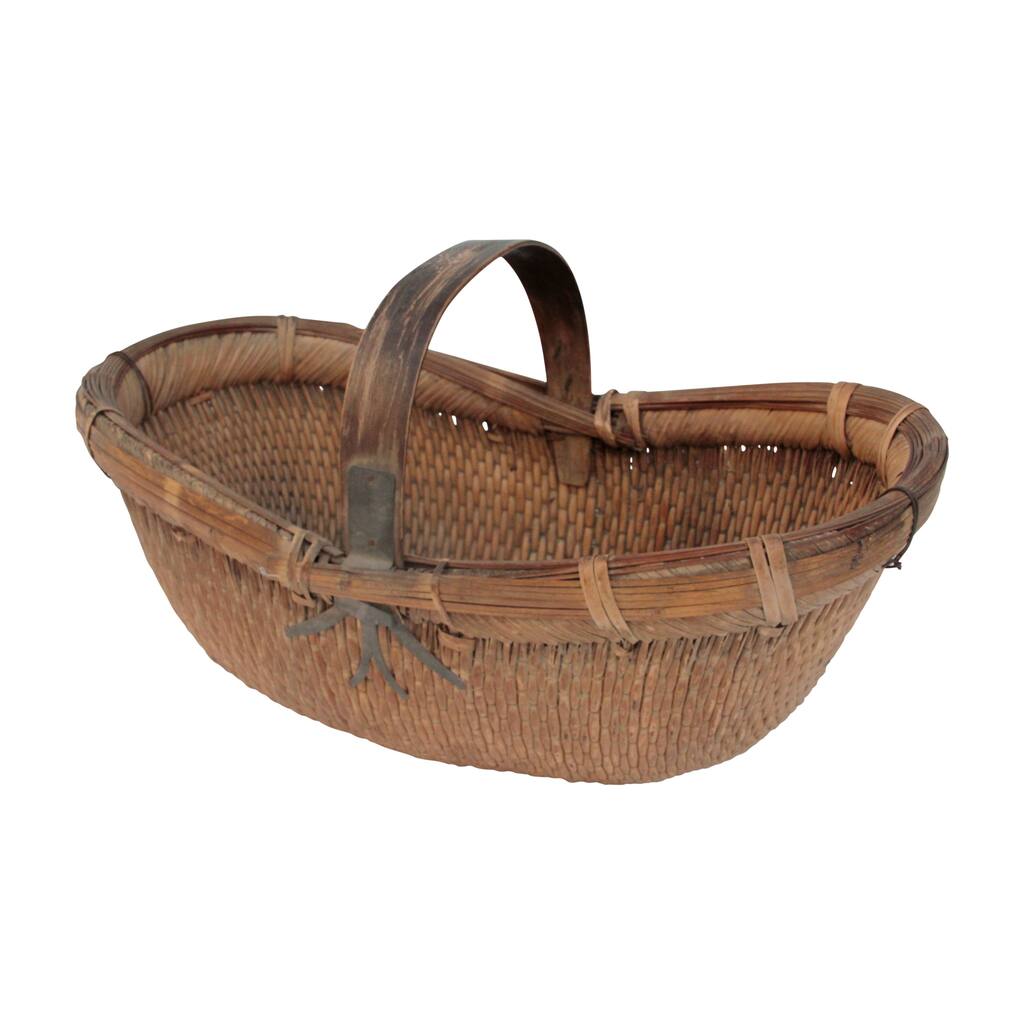 Artissance 26" Vintage Willow Basket (Size & Color Vary)