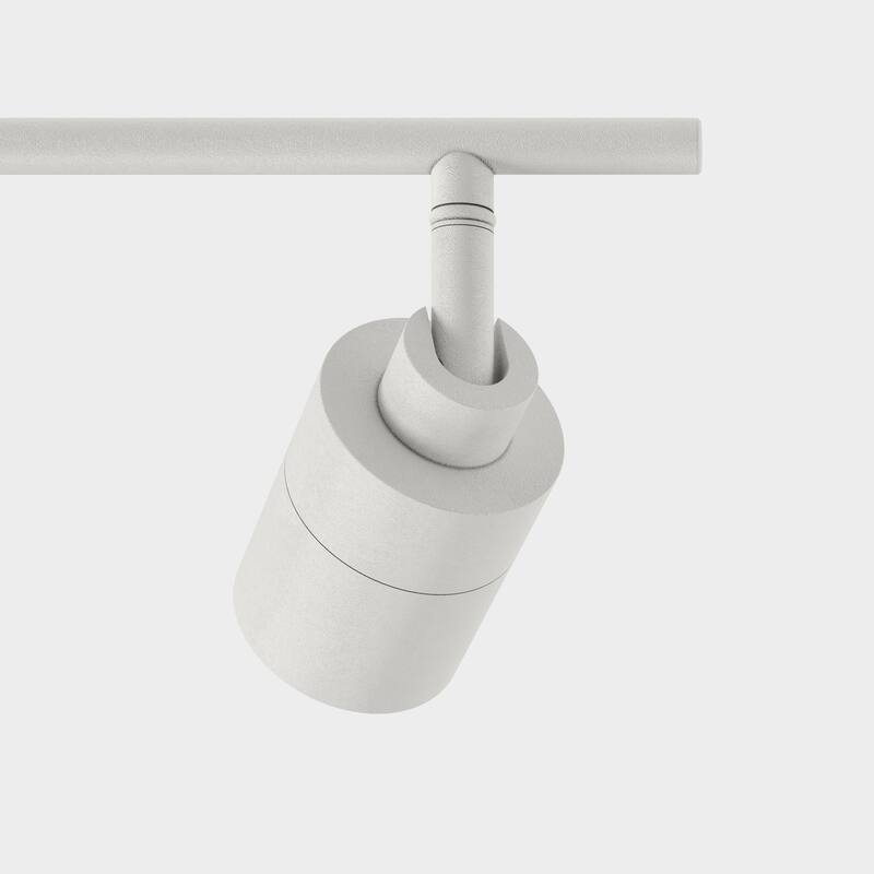 Shura 6-Light White Integrated LED Swivel Track Light with Rotatable Heads, 5 ft. Track Lighting Kit, 3000k, 3000 Lumens