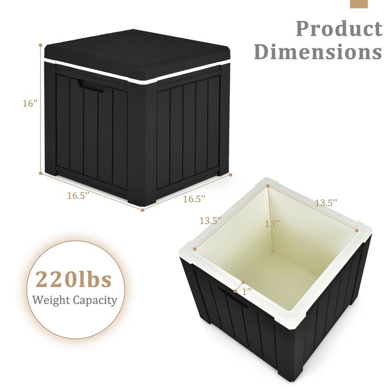 Costway 10 Gallon Ice Cooler w/ Built-in Handles and Detachable Lid - See Details