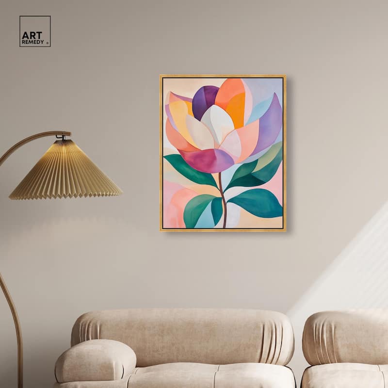 Magnolia in Color II Canvas by Art Remedy