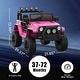 preview thumbnail 14 of 33, 2-Seater Ride On Truck Car, Kids 4 Wheeler Car for Girls and Boys