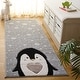 preview thumbnail 5 of 14, SAFAVIEH Carousel Kids Nette Penguin Rug