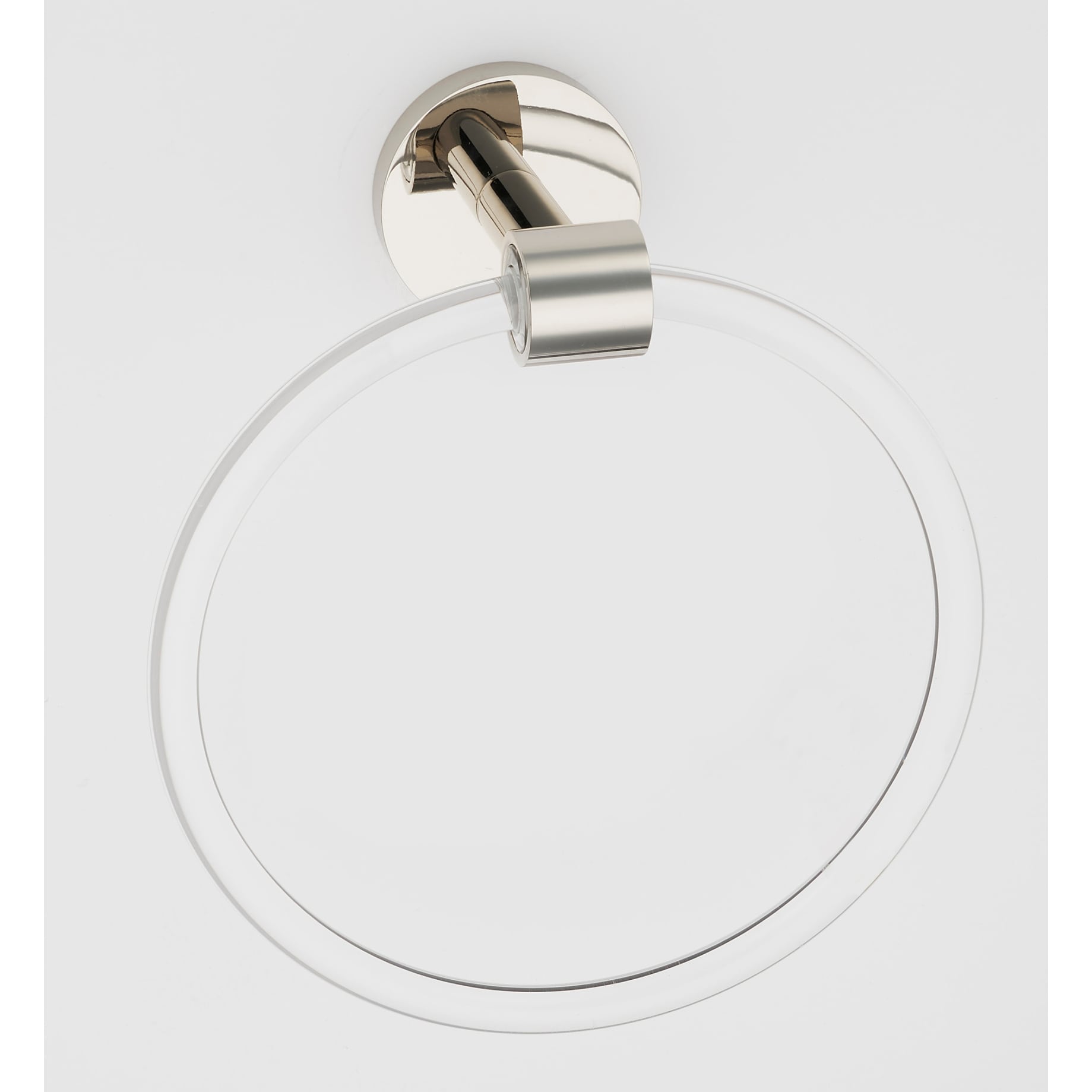 Alno Contemporary Acrylic 6 Inch Diameter Towel Ring