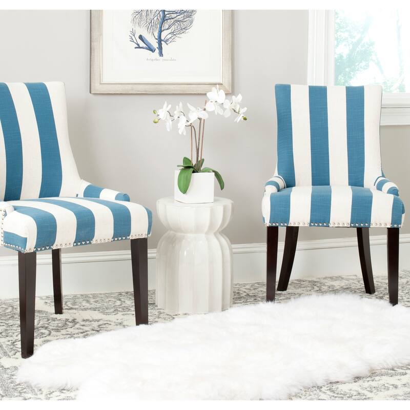 SAFAVIEH Lester Dining Chair (Set of 2) - 24"W x 25"D x 39"H
