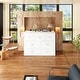 preview thumbnail 6 of 30, Murphy Cabinet Bed , Free-Standing Foldable Murphy Bed Credenza for Guest Room Dresser