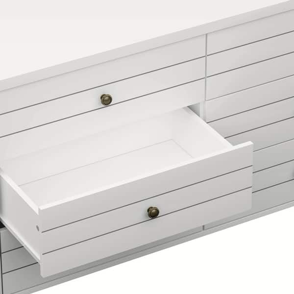 living essentials by hillsdale modern wood 6 drawer dresser Lancaster Wood 6 Drawer Dresser, Knotty Oak, by Hillsdale Living Essentials