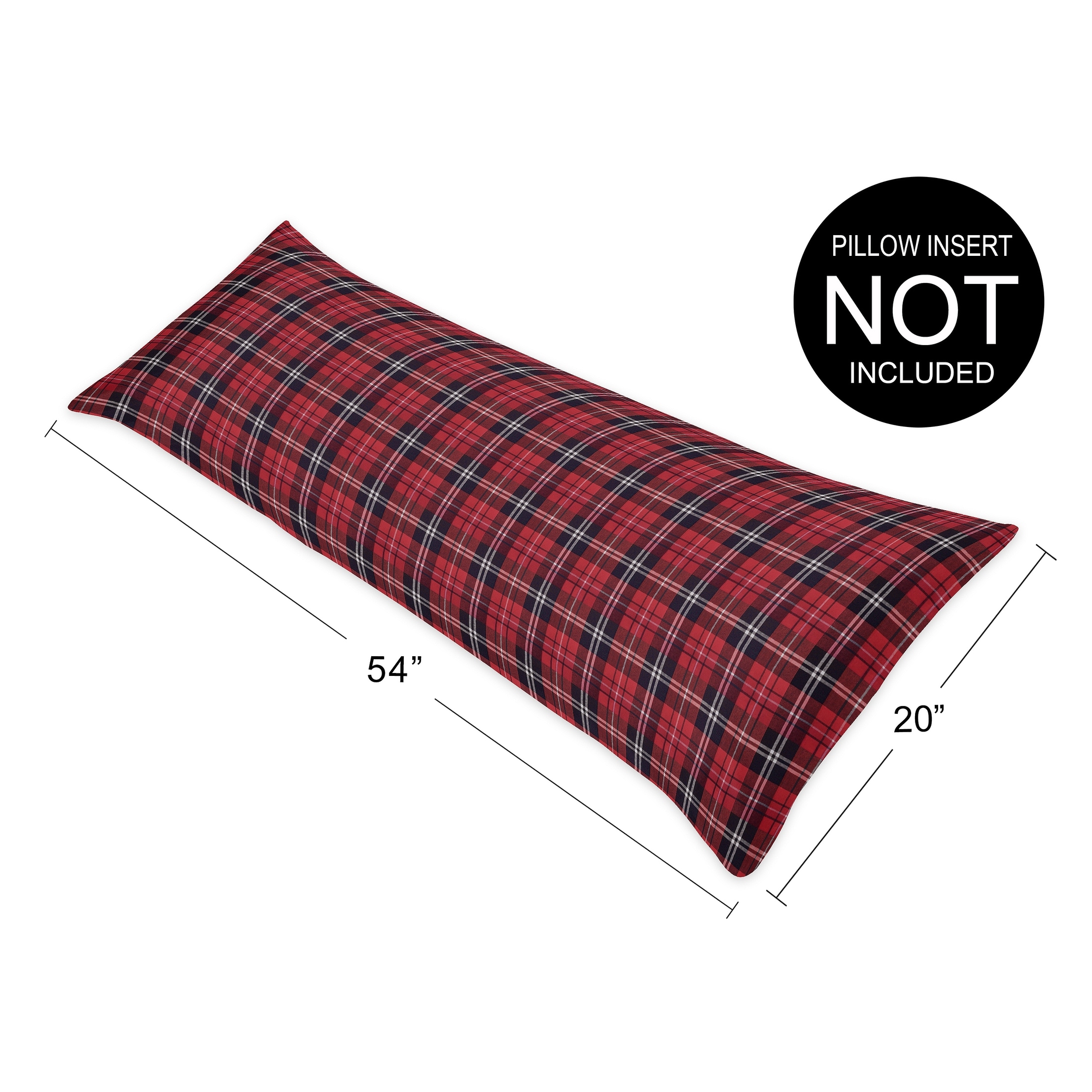 Sweet Jojo Designs Red and Black Woodland Plaid Flannel Rustic