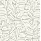preview thumbnail 3 of 1, Seabrook Designs Day Dreamers Jungle Leaves Unpasted Wallpaper 20.5 in. W x 33 ft. L - Charcoal