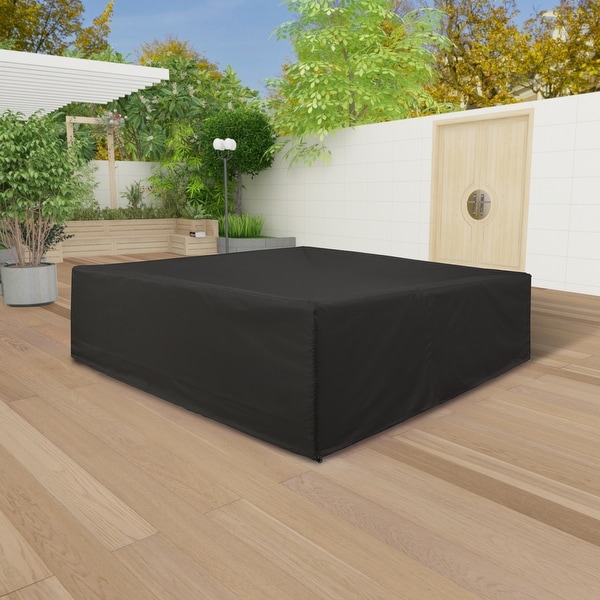 Ascot Heavy Duty Large Outdoor Water Resistant Patio Set Cover. Opens flyout.