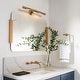 preview thumbnail 11 of 16, 2-Light Modern Linear Dimmable Vanity Light Wall Sconce