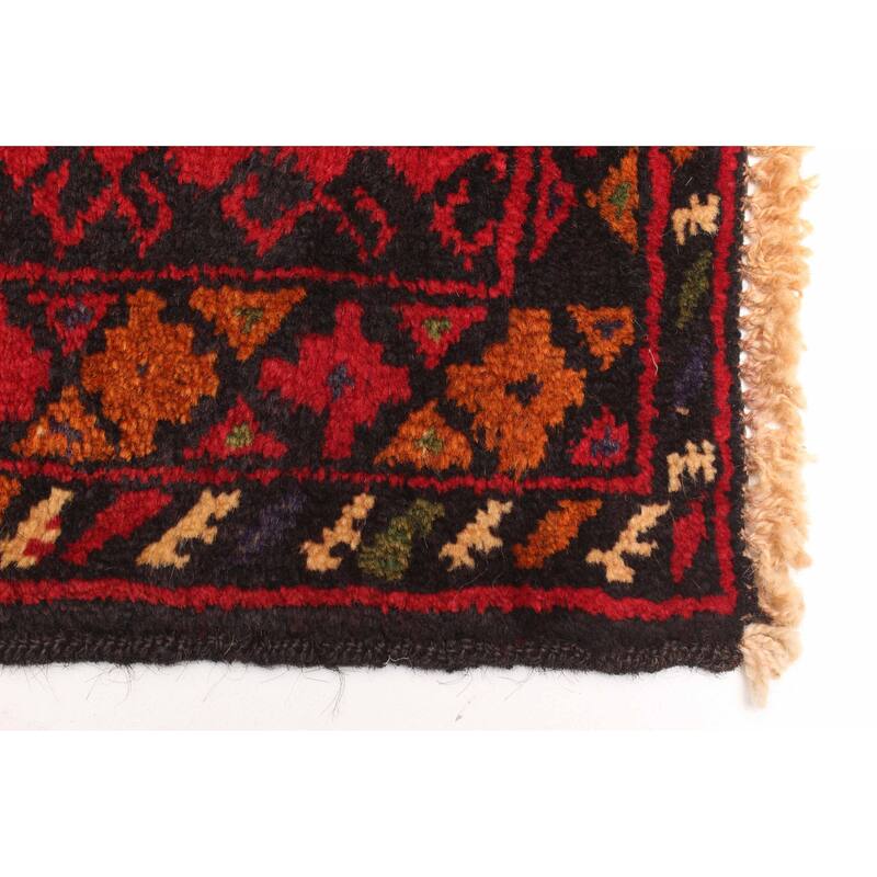 ECARPETGALLERY Hand-knotted Teimani Black Wool Rug - 2'11 x 4'7