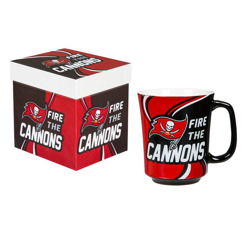 Tampa Bay Buccaneers, 14 oz Ceramic Coffee Mug w/ Gift Box