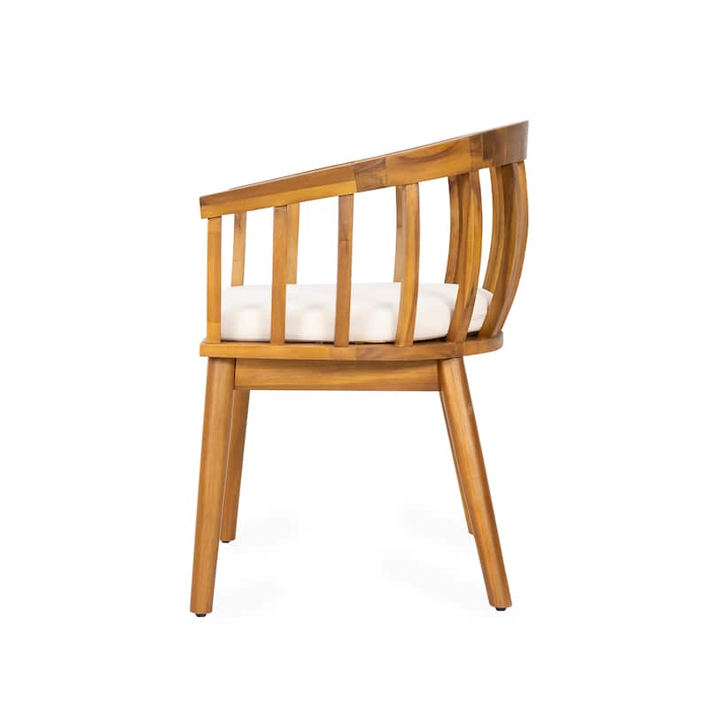 Christopher Knight Home-Rowan Outdoor Acacia Wood Dining Chair (Set of 2)