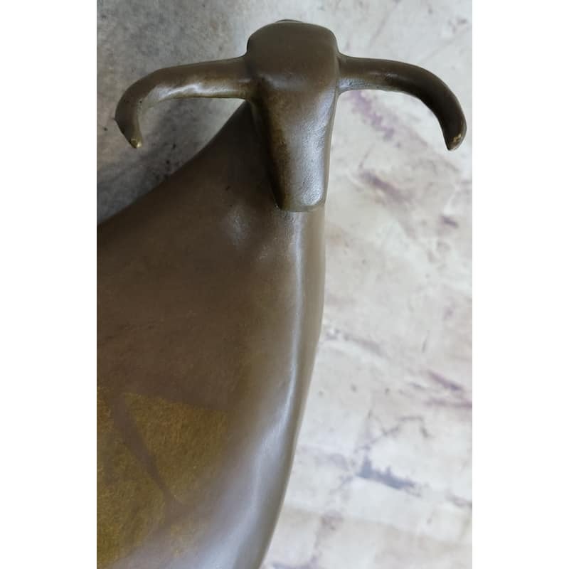 Abstract Bull Limited Edition Signed Original Williams Bronze Sculpture Figurine