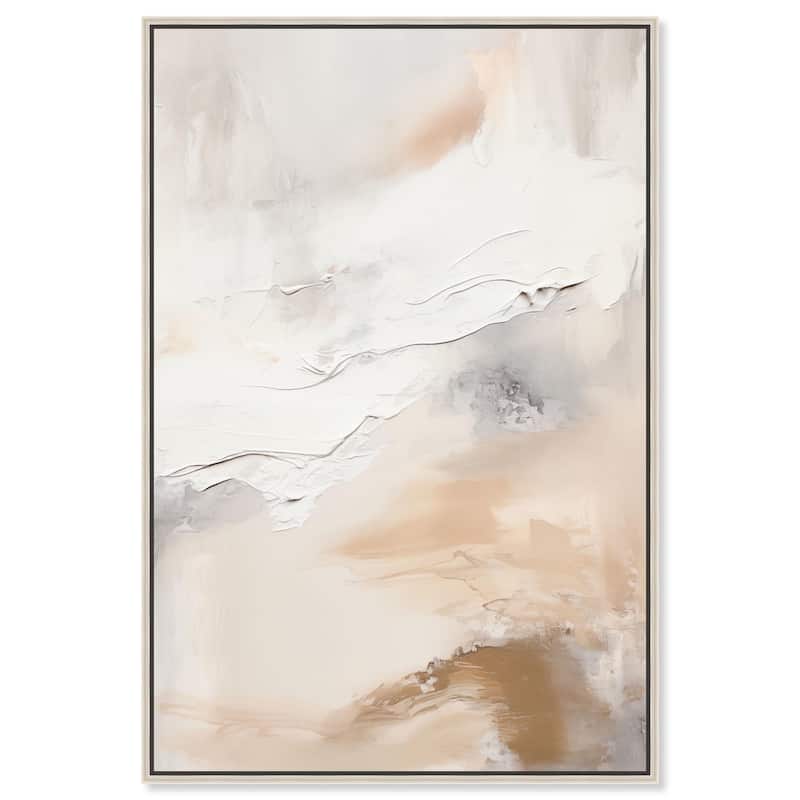Veiled in Mist III Canvas by Art Remedy - Silver - 16" x 24"