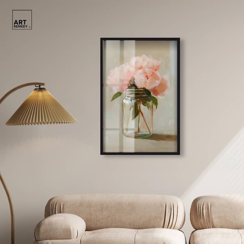 Jar of Petals Shadowbox by Art Remedy
