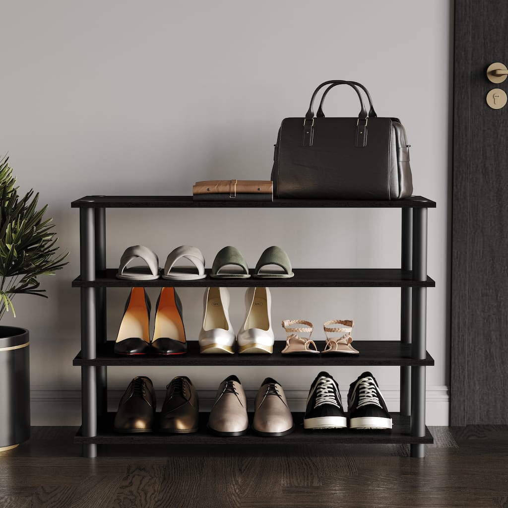 CraftPorch Simple 4-Tier Shoes Rack