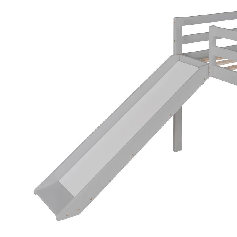Twin Solid Wood Loft Bed with Multifunctional Design