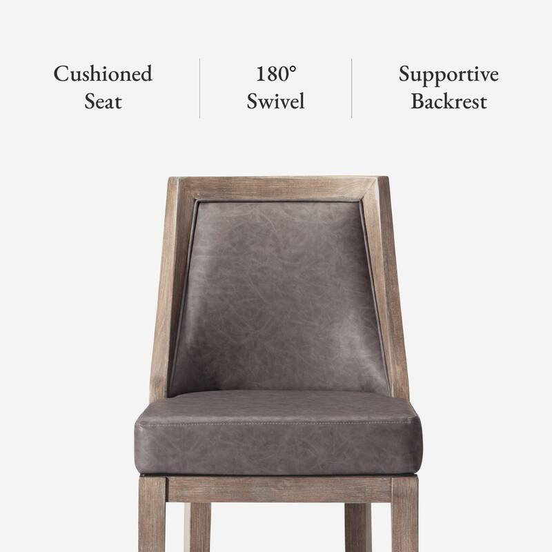 Maven Lane Vienna Swivel Kitchen Stool