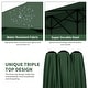 preview thumbnail 32 of 54, 13 ft Patio Umbrella with Base Double-Sided Rectangular Outdoor Deck Umbrella