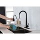 preview thumbnail 18 of 22, High Arc Single Handle Kitchen and Bathroom Sink Faucet with Deck Plate