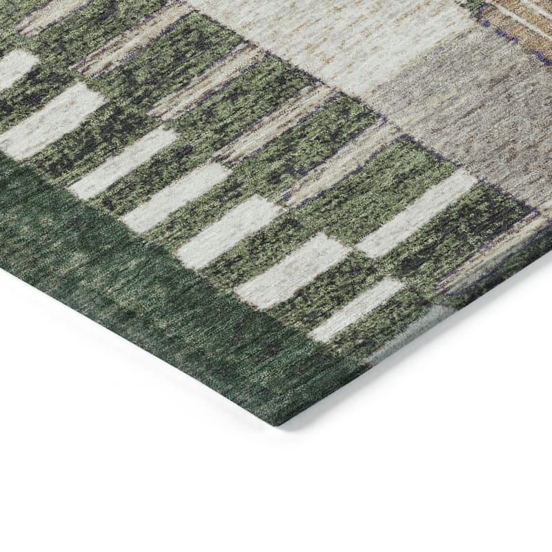 HomeRoots Geometric Transitional Rectangle Outdoor Rug