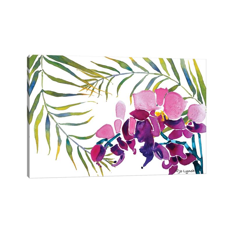 iCanvas "Orchid Leaves" by Jo Lynch Canvas Print