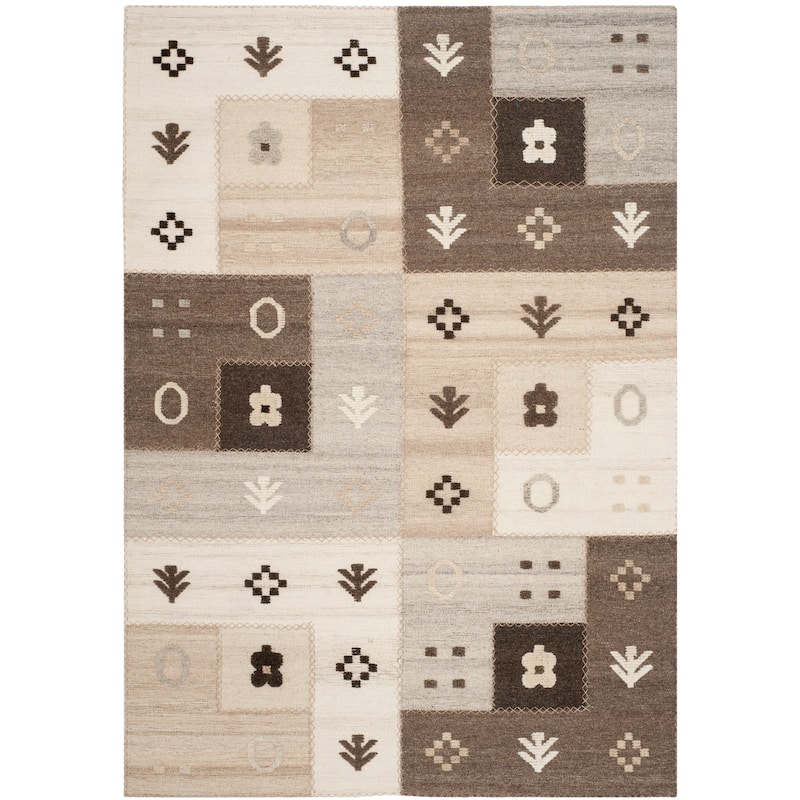 SAFAVIEH Hand-knotted Kenya Dinja Southwestern Tribal Wool Rug