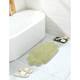 Home Weavers Allure Collection Absorbent Cotton, Machine Washable and Dry Bath Rugs - 17"x24" - Green