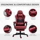 preview thumbnail 26 of 25, Vinsetto Gaming Chair Racing Style Office Ergonomic Chair Adjustable Height Swivel Recliner High Back PC Computer Desk Chair