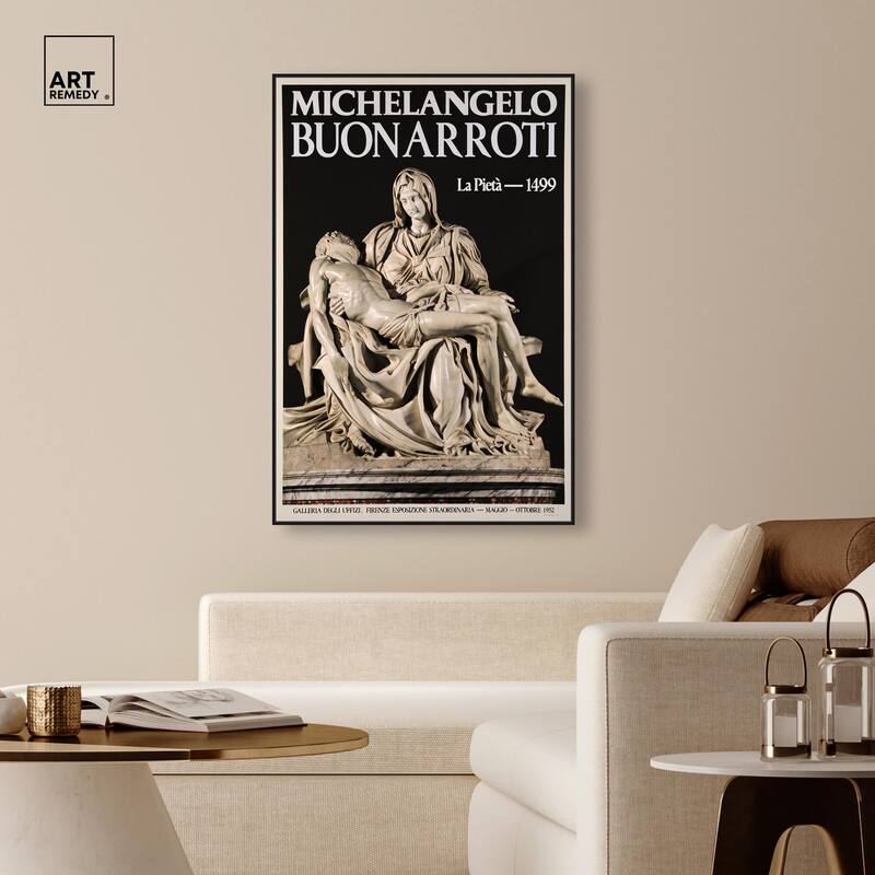 Marble Lamentation Canvas by Art Remedy