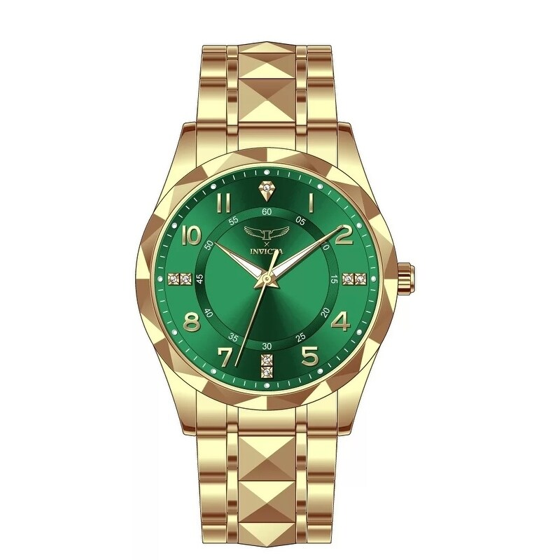 【グリーンキャップ】スモーキークォーツ スイス産 125×75×32mm Invicta Men's 69021 Specialty Quartz PC21S Copper Dial Watch