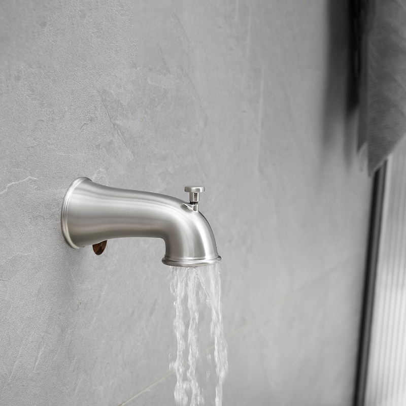 8-inch Wall-Mounted Rain Shower System with Stainless Steel Shower Faucet