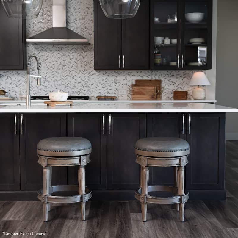 Maven Lane Pullman Backless Swivel Kitchen Stool