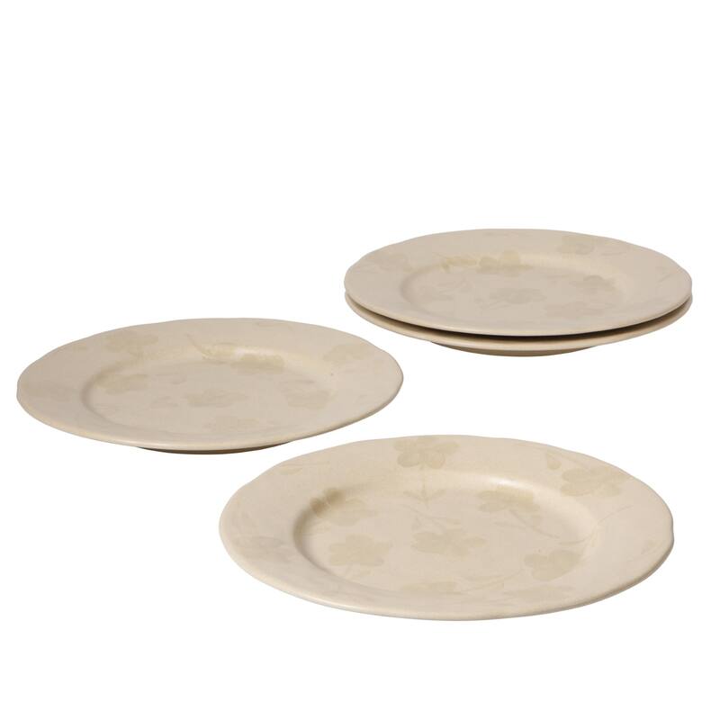 Bloomhouse - 2 Time Oprah's Favorite Things Made in Portugal Porto Petals Floral Hand Painted 10.8 Inch Dinner Plates Set