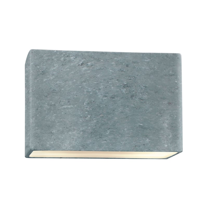 Carbon Loft Maeve 16-inch ADA Concrete Open Top and Bottom Rectangle Wall Sconce - Concrete