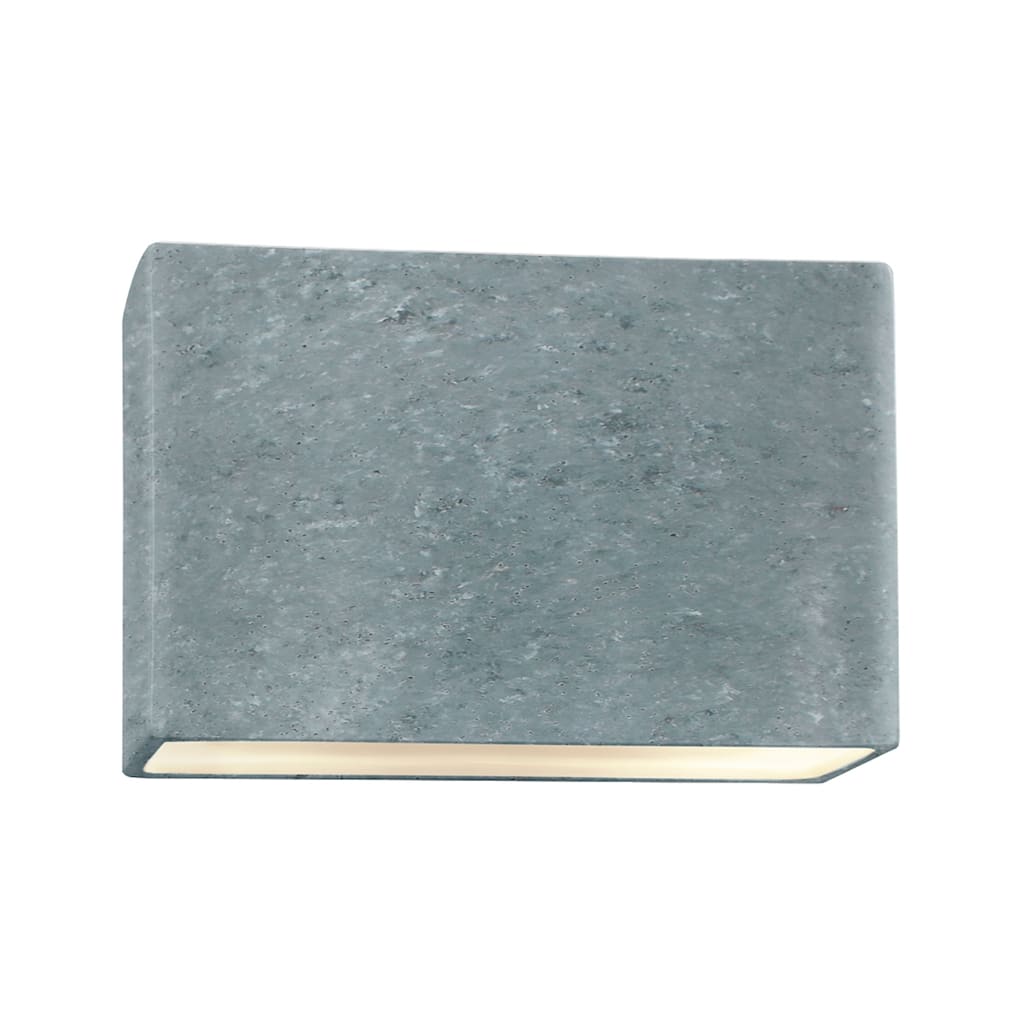 Carbon Loft Maeve 16-inch ADA Concrete Open Top and Bottom Rectangle Wall Sconce