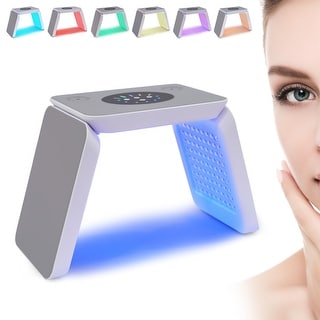 7 Colors LED Face Light Machine Photon Facial Beauty Treatment - Bed ...