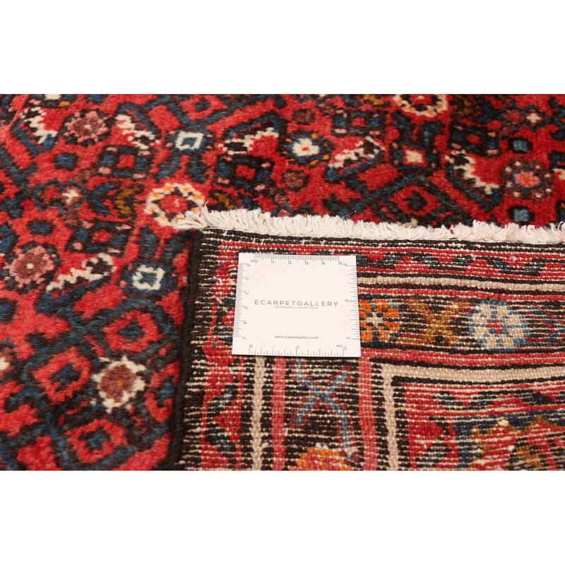 ECARPETGALLERY Hand-knotted Andelz Red Wool Rug - 3'8 x 10'3