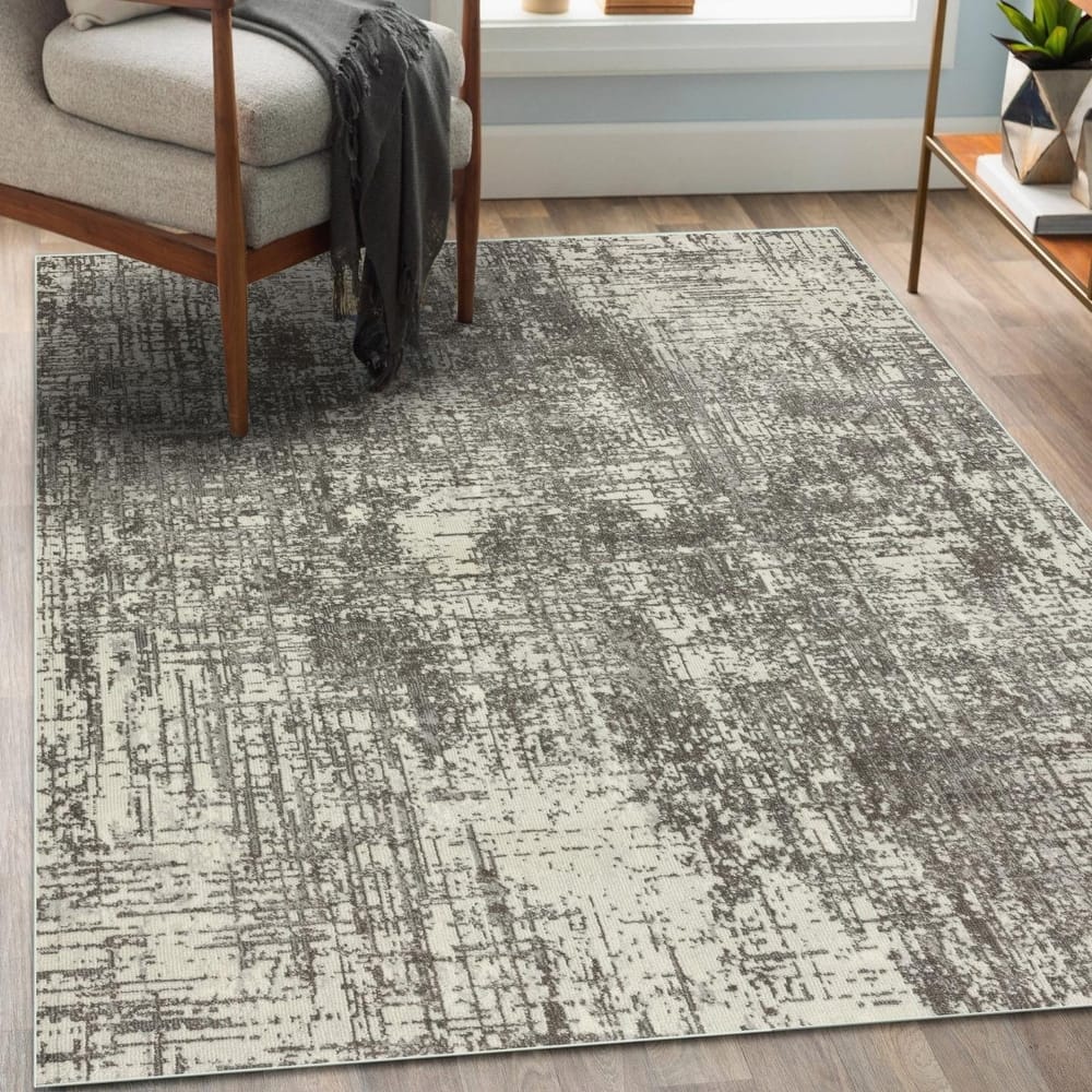 Luxe Weavers Modern Abstract Area Rug, Non-Shedding Carpet