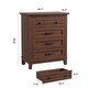 preview thumbnail 15 of 18, 4 Dresser for Bedroom, 34.8" Tall Vertical Drawer Dresser with Large Storage, Freestanding Wooden Closet Chest