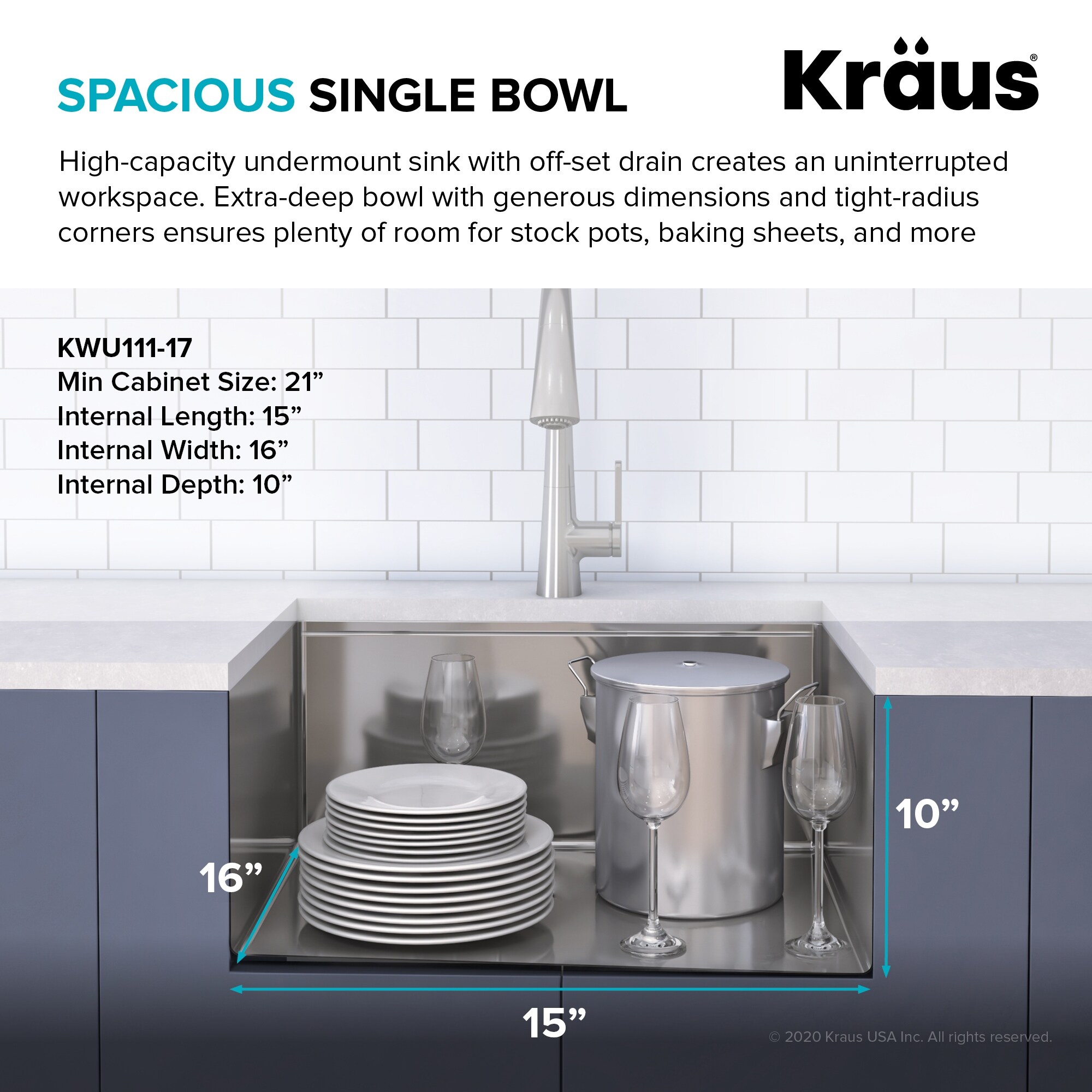 KRAUS Kore Workstation Undermount Stainless Steel Kitchen Sink (As Is Item)  Bed Bath  Beyond 34932024