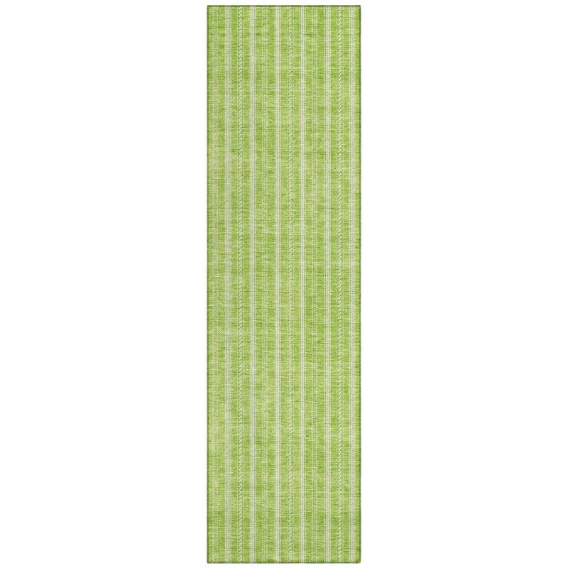 Machine Washable Indoor/ Outdoor Chantille Stripe Twist Rug