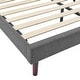 preview thumbnail 5 of 7, MUSEHOMEINC Tufted Upholstered Platform Bed Frame with Adjustable Height Headboard