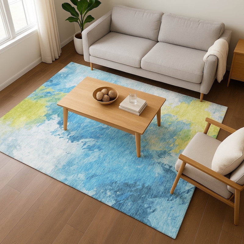 Premium Washable Super Soft Abstract Modern Mayfield Rug