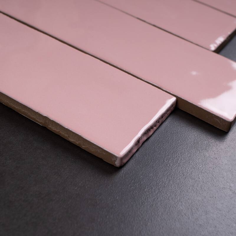 TileGen. Borgo 2.6" x 7.9" Porcelain in Pink Wall & Floor Tile (56 tiles/7.76 sqft.)