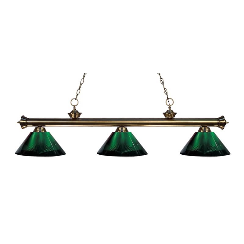Z-Lite Riviera 3 Light 57" Wide Billiard Multi Light Pendant with